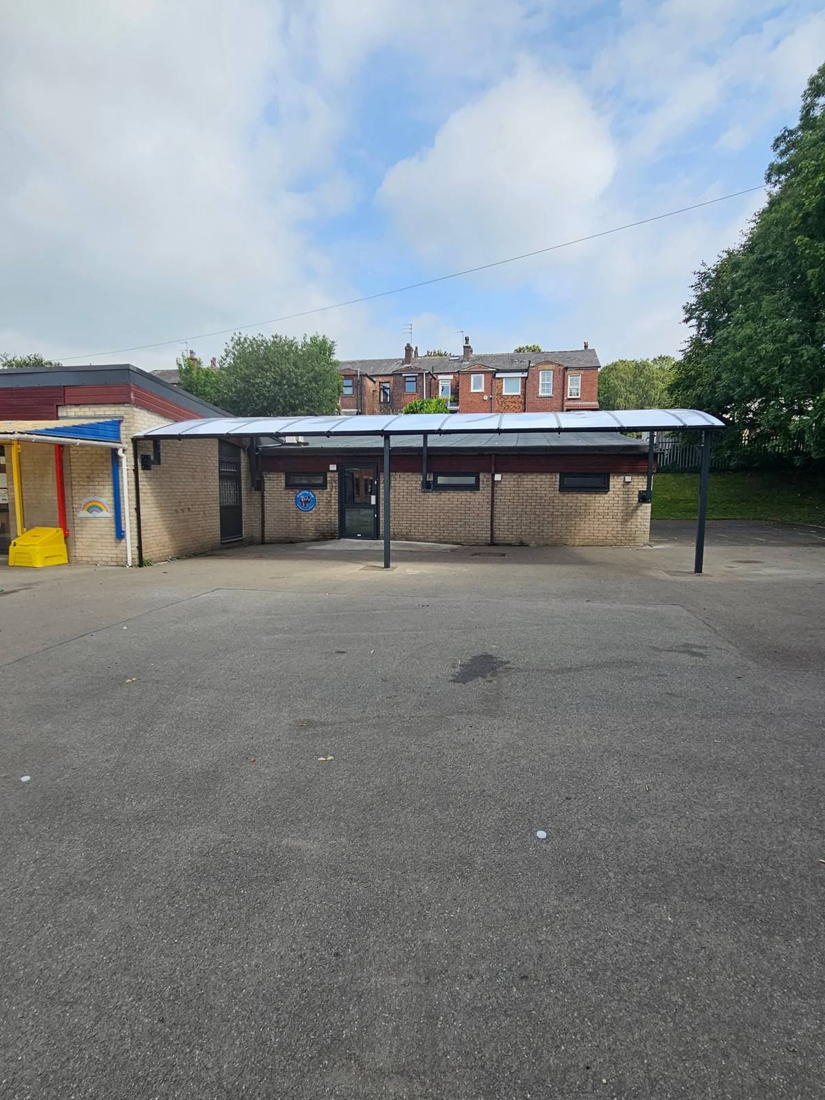 Nursery play-area canopy, St Luke’s Primary School
