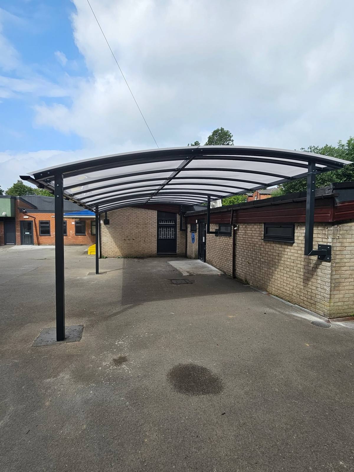 Nursery play-area canopy, St Luke’s Primary School