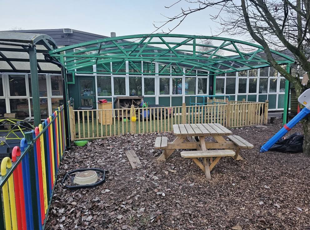 Two play-area canopies, Trinity Primary School
