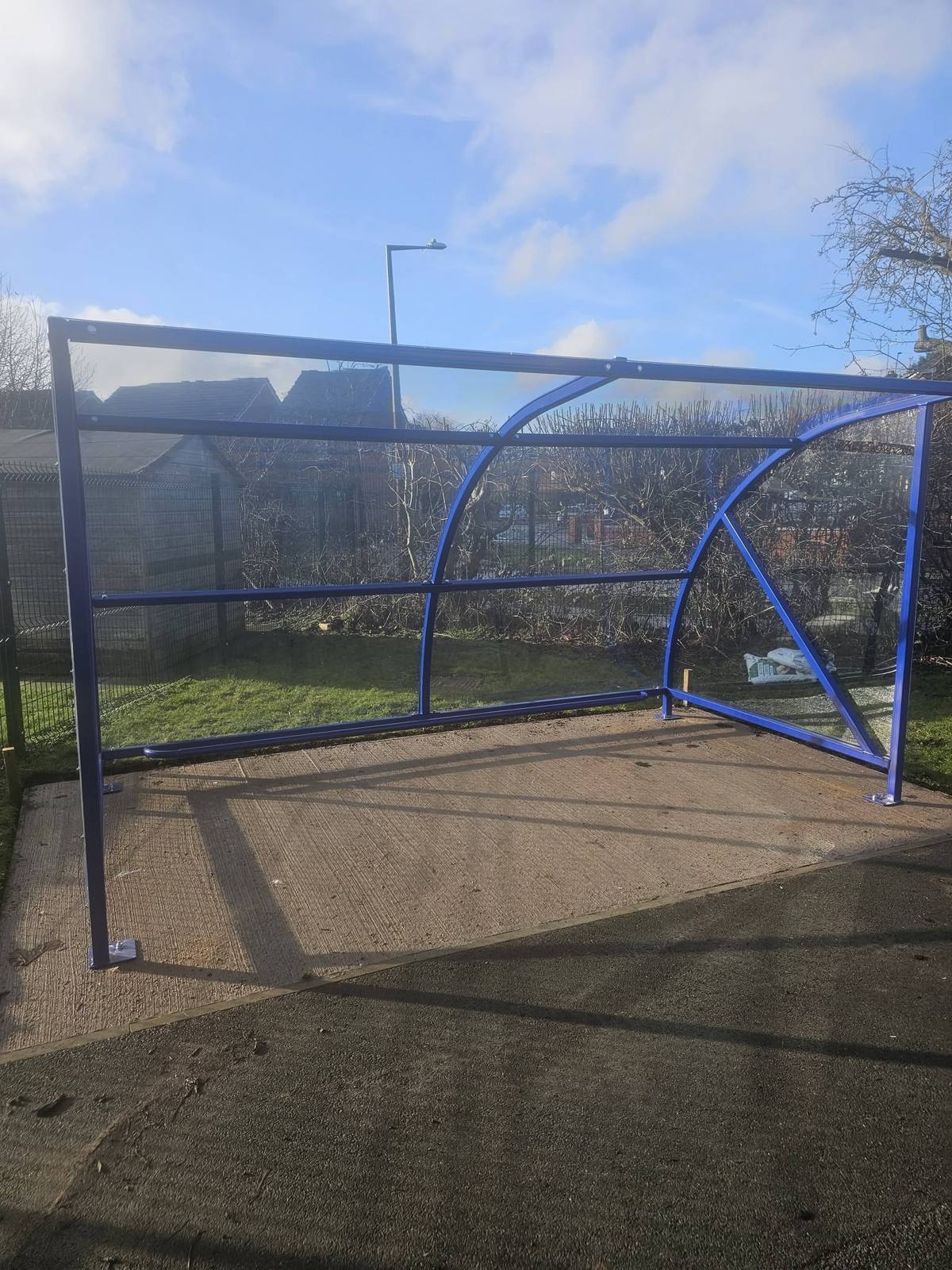 Buggy shelter, Yew Tree Primary School, Birmingham