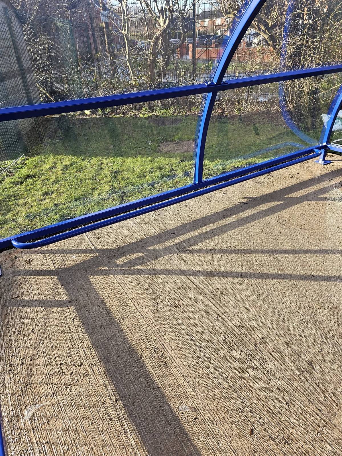 Buggy shelter, Yew Tree Primary School